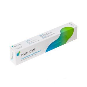 HYA-JOINT to wysoce oczyszczony kwas hialuronowy o zwiększonej dawce 25 mg hialuronianu sodu do stosowania w chorobie zwyrodnieniowej stawów. Produkt ma formę wygodnej do zastosowania strzykawki do aplikacji gotowego roztworu.