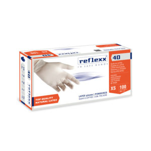 Rękawice lateksowe w proszku Reflexx 40